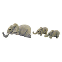 Elephant Family Desktop Ornament Set