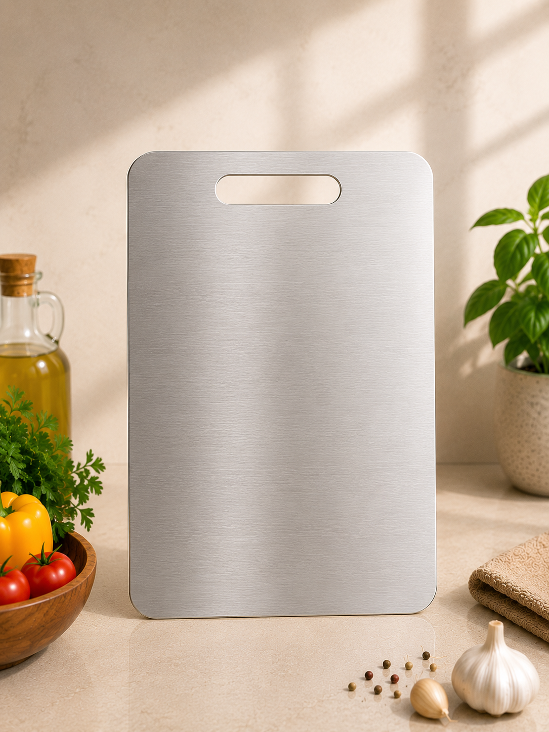 Tabla de Picar de Acero Inoxidable 304