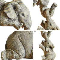 Elephant Family Desktop Ornament Set